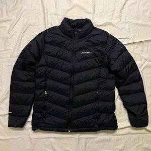 Eddie Bauer Black Down Puffer Large